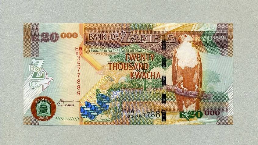 Zambia Kwacha P A Unc Kassenfrisch Ma Shops