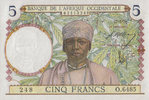 French-Westafrika 5 Francs
