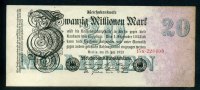Geldscheine der Inflation 1919-1924 20 Mio. Mark Ros.96b