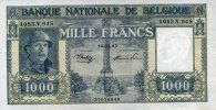 Belgien 1.000 Francs Pick 128b
