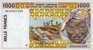 West-Afrikanische Staaten 1.000 Francs Pick 811