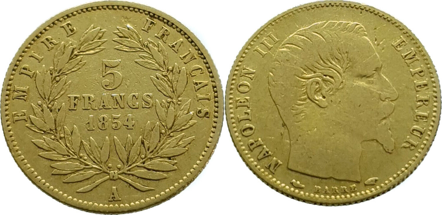 France Francs A Napoleon Iii Small Version Gold Very S Ma