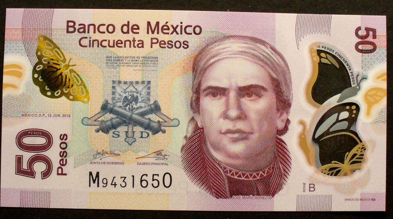 Mexiko 50 Pesos 12 6 2012 Serie B Polymer Kfr MA Shops