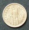 Südrhodesien 3 Pence S.3 / 925er Silber, 1,41g / George V. - Drei Speerspitzen