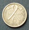 Südrhodesien 6 Pence S.23 / K-N / George VI. - Gekreuzte Äxte