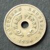 Südrhodesien 1/2 Penny S.1 / K-N / Gekrönte Rose