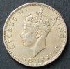 Südrhodesien 1/2 Crown S.19 b / K-N / Georg VI. - Staatswappen