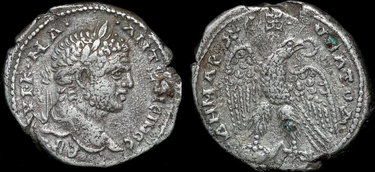 Caracalla 198 217 AD Seleucis And Pieria Antioch AR Tetradrachm