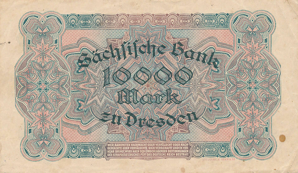 Deutsches Reich Sachsen Mark Dresden S Chsische Bank