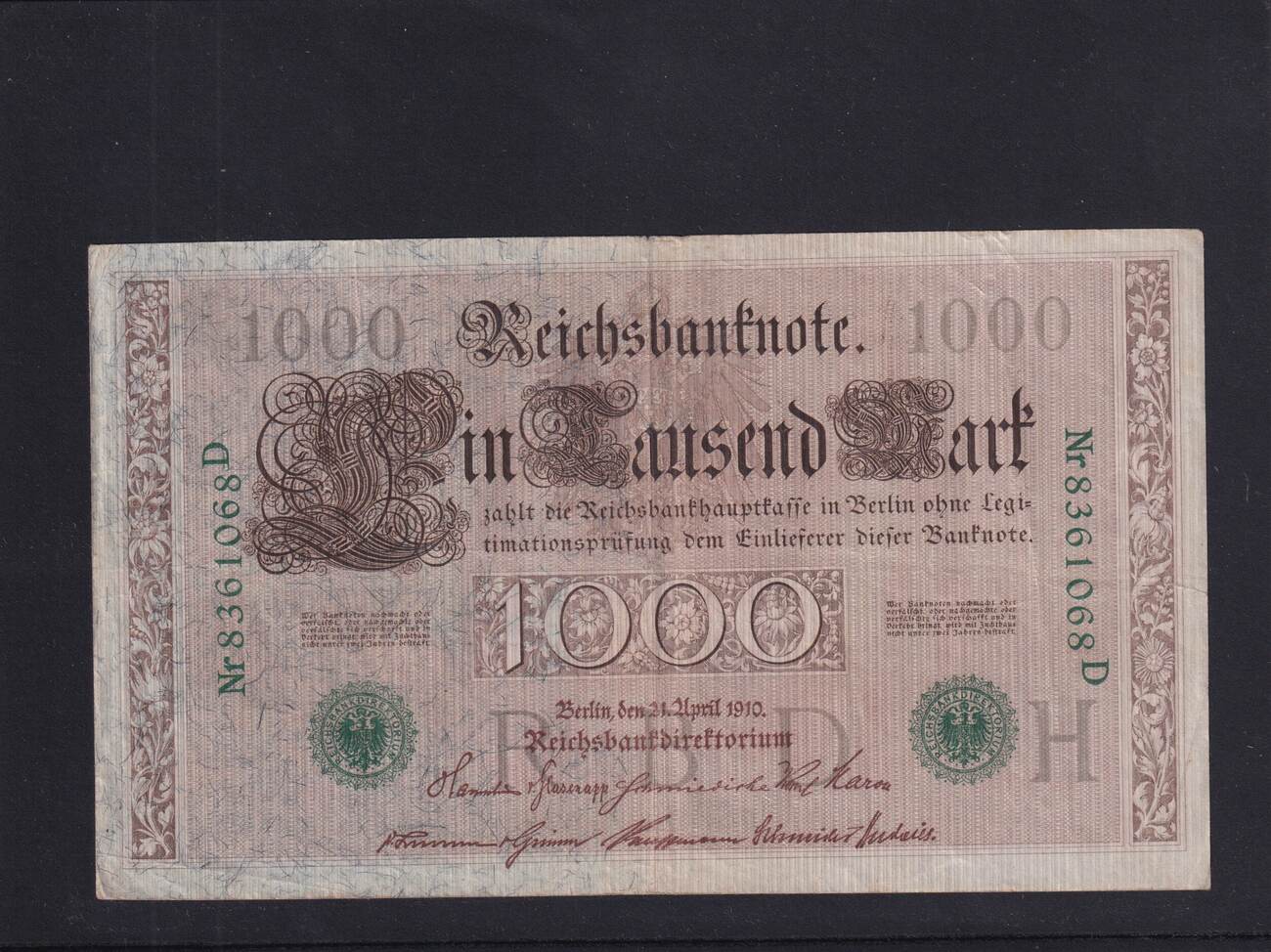 Weimarer Republik Reichsbank Mark Ro B Deu B Siegel