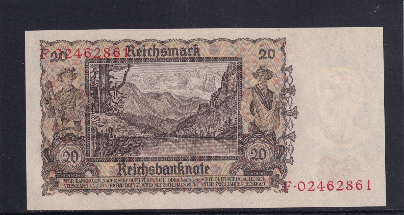 Deutsches Reich Drittes Reich Reichsmark Udr Bst W Serie