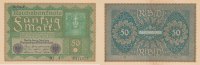 Deutsches Reich, Weimarer Republik 50 Mark Ro.62b Reihe 2,