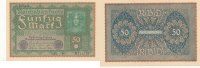 Deutsches Reich, Weimarer Republik 50 Mark Ro.62c Reihe 3,