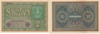 Deutsches Reich, Weimarer Republik 50 Mark Ro.62d Reihe 4,