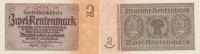 Deutsches Reich, Drittes Reich, 2 Rentenmark Ro.167b Reichsdruck KN 8 stellig, rot,