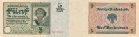 Deutsches Reich, Weimarer Republik 5 Rentenmark Ro.164b KN 8 stellig