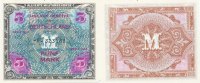 Deutschland, Alliierte Besatzung, 5 Mark Ro.202d UdSSR Druck KN 8stellig,
