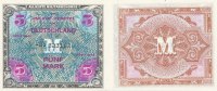 Deutschland, Alliierte Besatzung, 5 Mark Ro.202d UdSSR Druck KN 8stellig,