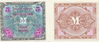 Deutschland, Alliierte Besatzung, 5 Mark Ro.202d UdSSR Druck KN 8stellig,