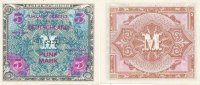 Deutschland, Alliierte Besatzung, 5 Mark Ro.202d UdSSR Druck KN 8stellig,