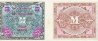 Deutschland, Alliierte Besatzung, 5 Mark Ro.202d UdSSR Druck KN 8stellig,