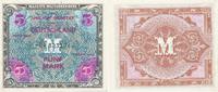 Deutschland, Alliierte Besatzung, 5 Mark Ro.202d UdSSR Druck KN 8stellig,
