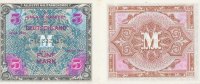 Deutschland, Alliierte Besatzung, 5 Mark Ro.202d UdSSR Druck KN 8stellig,
