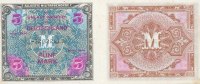 Deutschland, Alliierte Besatzung, 5 Mark Ro.202d UdSSR Druck KN 8stellig,