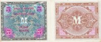 Deutschland, Alliierte Besatzung, 5 Mark Ro.202d UdSSR Druck KN 8stellig,