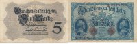Deutsches Reich, Kaiserreich, 5 Mark Ro.48b KN 7 stellig,