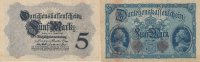 Deutsches Reich, Kaiserreich, 5 Mark Ro.48c KN 8 stellig,