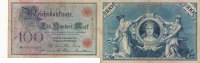 Deutsches Reich, Kaiserreich, 100 Mark Ro.23a KN 25mm lang