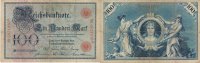 Deutsches Reich, Kaiserreich, 100 Mark Ro.23a KN 25mm lang