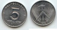 Deutschland 5 Pfennig DDR