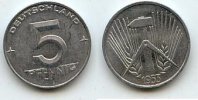 Deutschland 5 Pfennig DDR