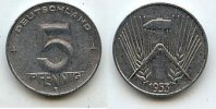 Deutschland 5 Pfennig DDR