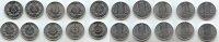 Deutschland 1 Pfennig DDR Lot 10 Stück
