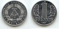 Deutschland 1 Pfennig DDR