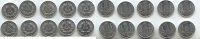 Deutschland 1 Pfennig DDR Lot 10 Stück