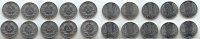 Deutschland 1 Pfennig DDR Lot 10 Stück