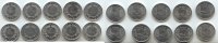 Deutschland 5 Pfennig DDR Lot 10 Stück