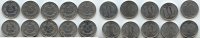 Deutschland 10 Pfennig DDR Lot 10 Stück
