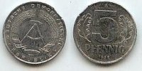 Deutschland 5 Pfennig DDR