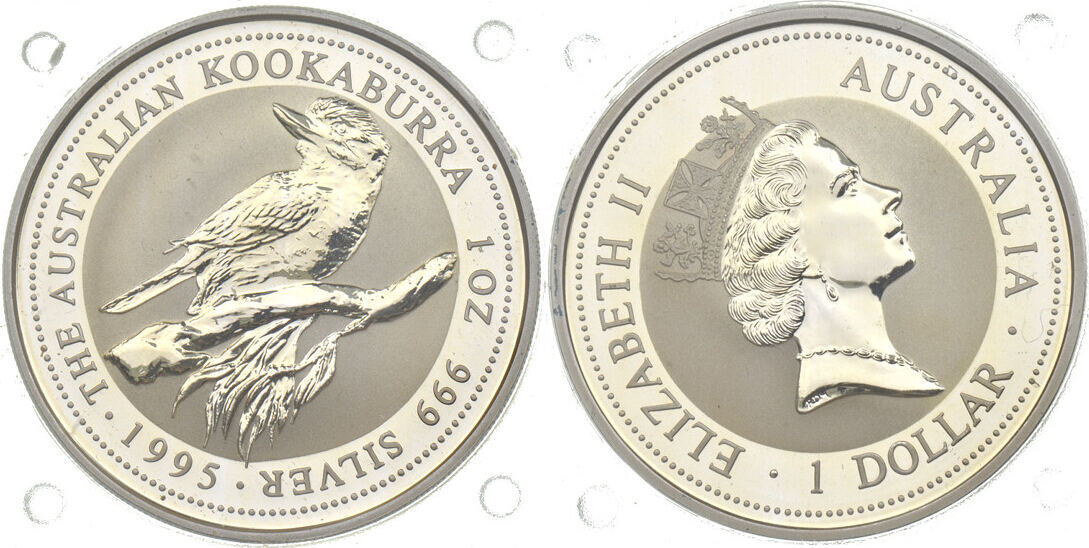 Australien 1 Dollar 1995 Kookaburra BU MA Shops