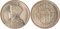 Südrhodesien 1/2 Crown Südrhodesien, 1/2 Crown, George V., 1934, ss/vz