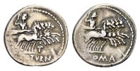 Roman Republic. L. Appuleius Satarninus, AR Denarius (19mm, 3.86g) 104 BC