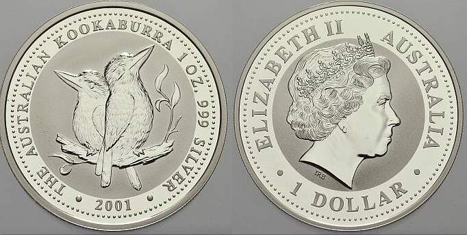 Australien Dollar Kookaburra Elizabeth Ii Seit