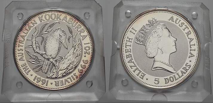 Australien Dollars Kookaburra Elizabeth Ii Seit