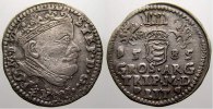 Polen-Litauen 3 Gröscher. 2, 28 g. Stefan Bathory 1576-1586.