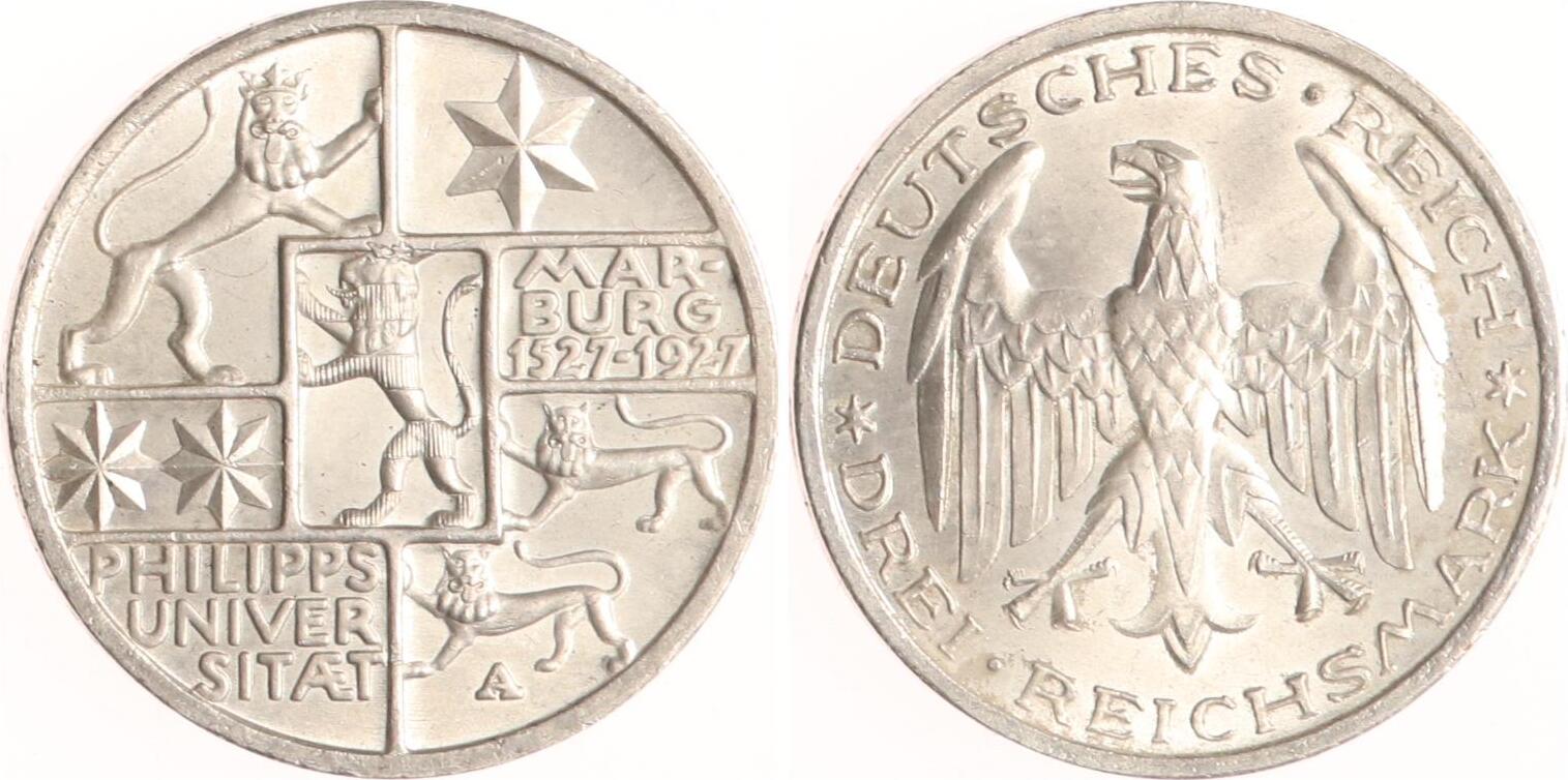 Weimarer Republik Reichsmark A Uni Marburg Vorz Glich